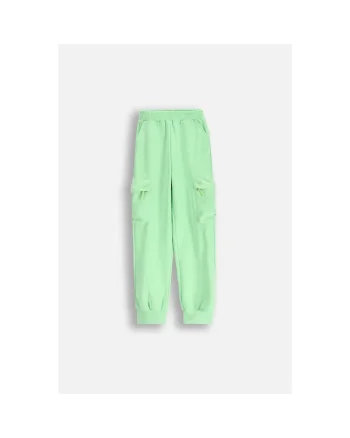 Pantaloni sport cargo cu talie elastica ajustabila