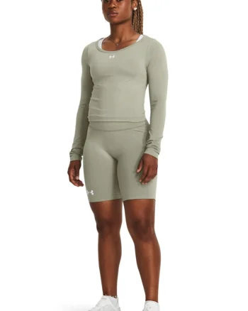 Bluza cu decolteu rotund, pentru antrenament, Verde pal