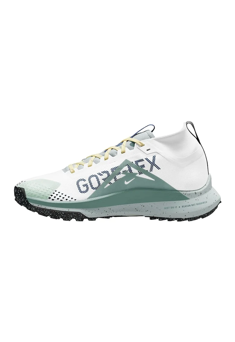 Pantofi impermeabili pentru alergare React Pegasus Trail 4, Alb/Verde persan