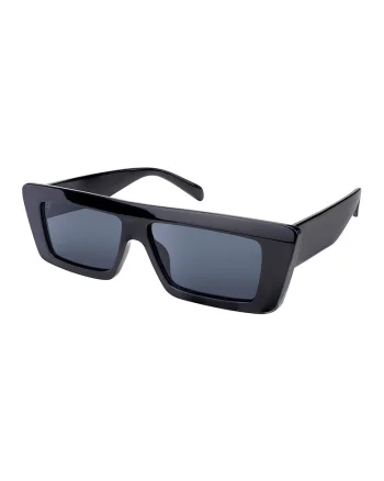 Ochelari de soare dreptunghiulari Parker, Negru
