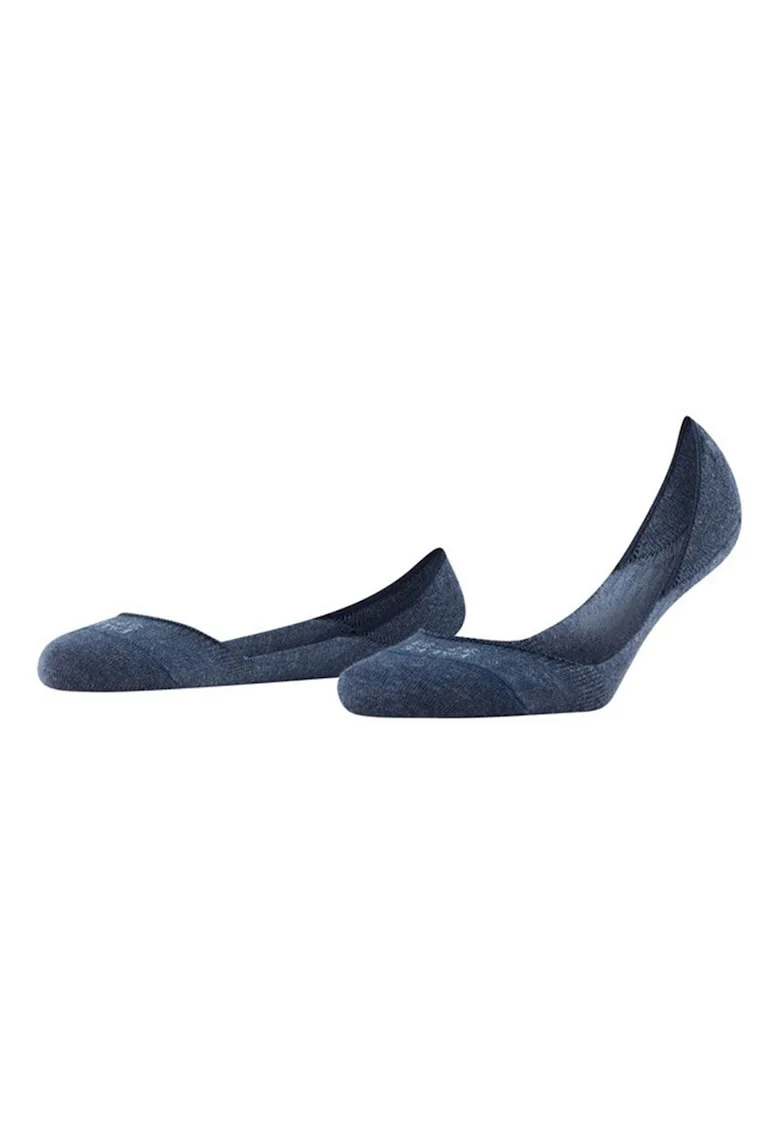 Sosete invizibile  Step, bumbac, anti-alunecare, Bleumarin