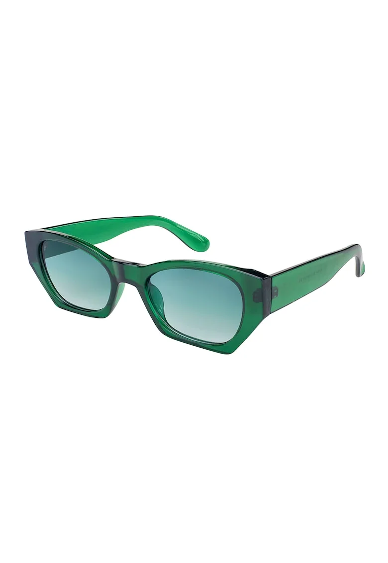 Ochelari de soare cat-eye rotunjiti Jasmine, Verde