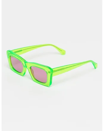Ochelari de soare unisex dreptunghiulari Acid Lauper, Verde