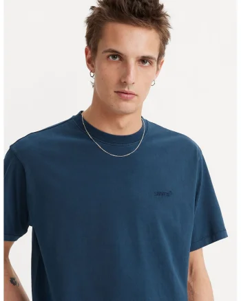 Tricou lejer din bumbac Red Tab™, Bleumarin