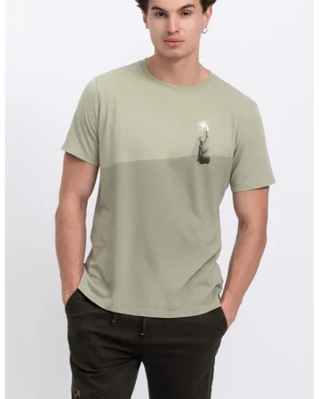 Tricou unisex de bumbac, Verde pal