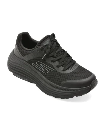 Pantofi sport SKECHERS negri, MAX CUSHIONING ENDEAVOUR, din material textil