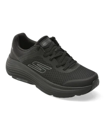 Pantofi sport SKECHERS negri, MAX CUSHIONING ENDEAVOUR, din material textil
