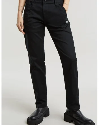 Pantaloni chino cu buzunare oblige, Negru