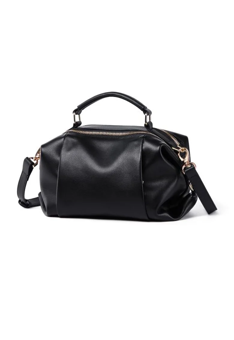 Geanta bowler de piele Celine, Negru