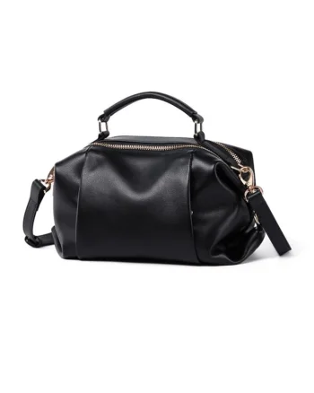Geanta bowler de piele Celine, Negru