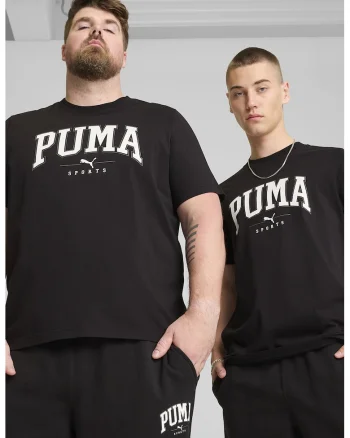 Tricou de bumbac cu imprimeu logo Squad, Negru/Alb murdar