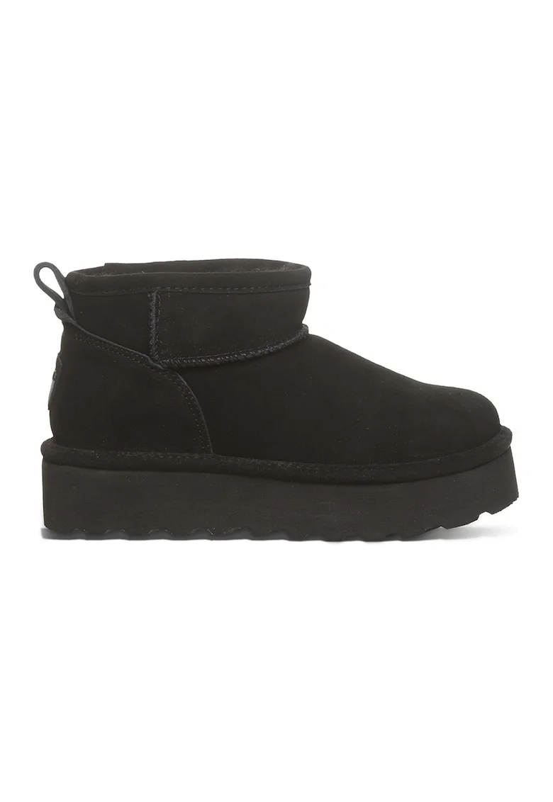 Ghete pull-on de piele intoarsa Retro Shorty