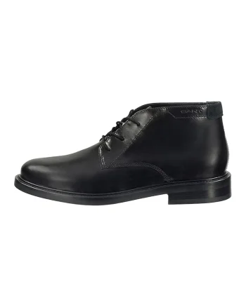 Ghete chukka din piele Stfairkon, Negru