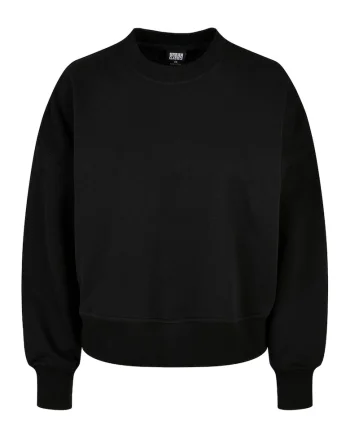 Bluza de trening cu decolteu la baza gatului si logo, Negru