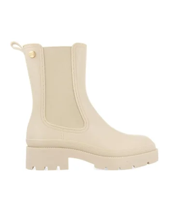 Ghete Chelsea de piele ecologica Bilston, Bej deschis