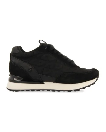 Pantofi sport cu insertii de piele intoarsa Mentz, Negru