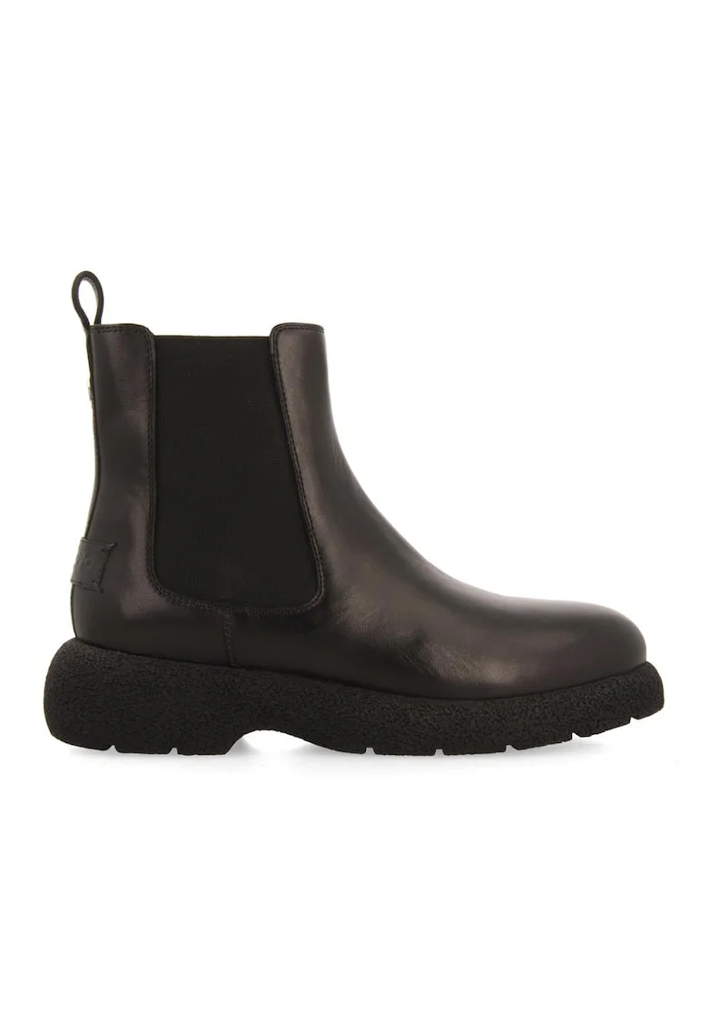 Ghete Cheslea de piele Steuben, Negru