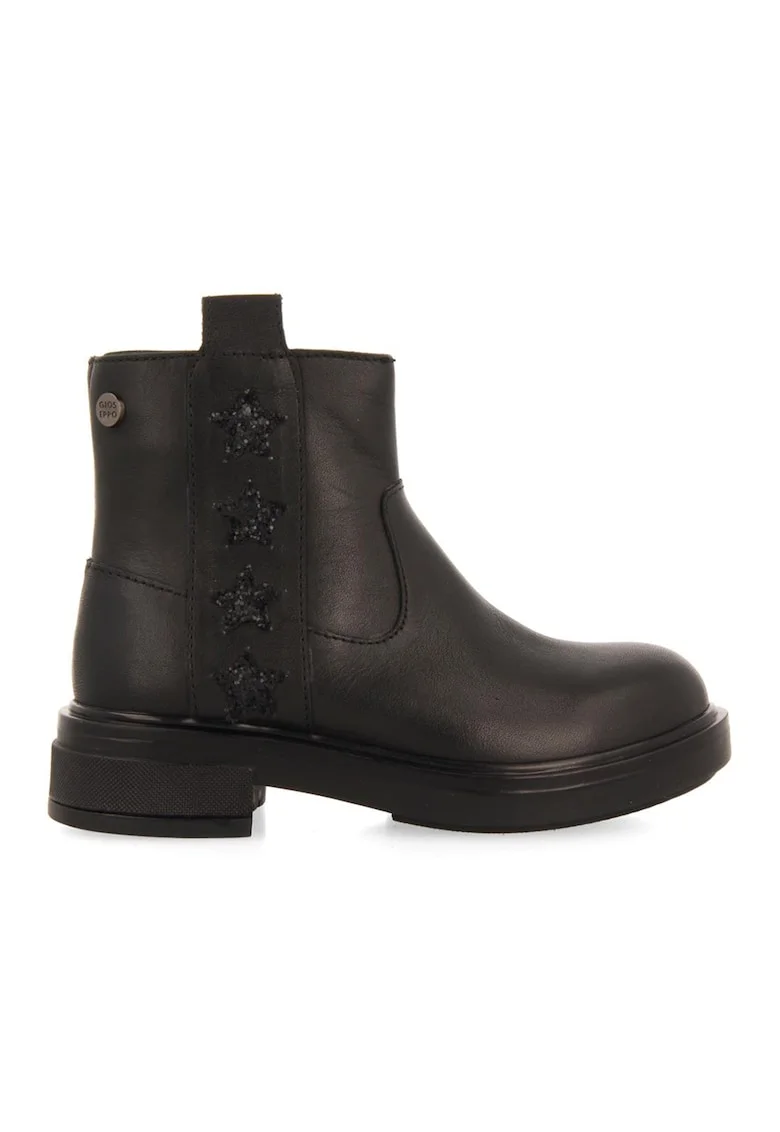 Ghete de piele Kisber, Negru