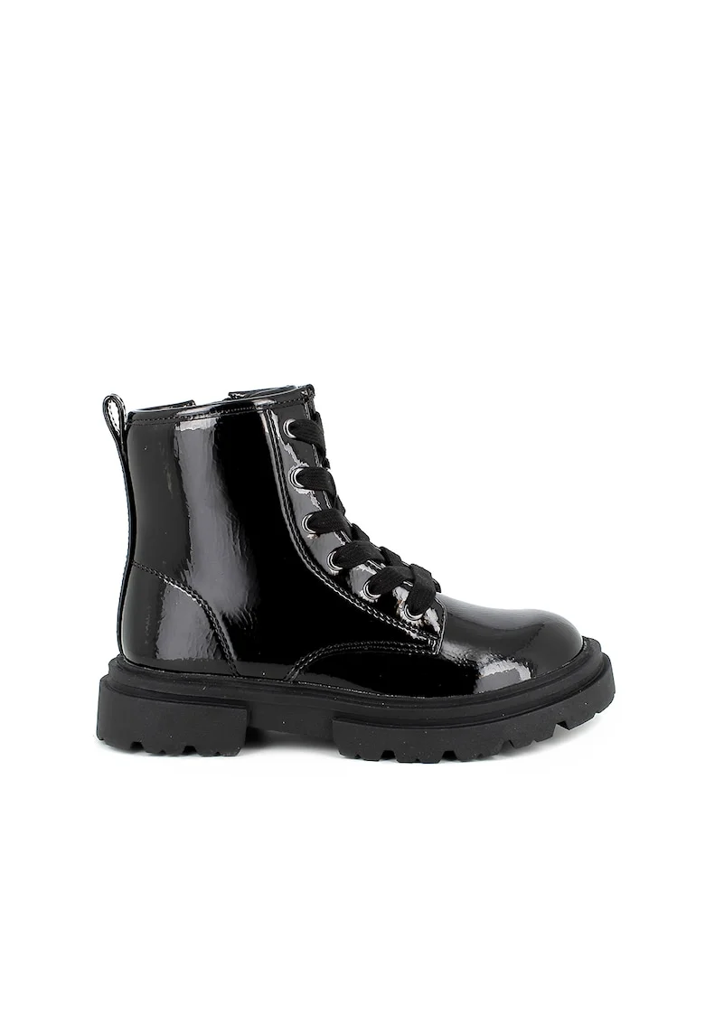 Ghete de piele ecologica lacuita, Negru