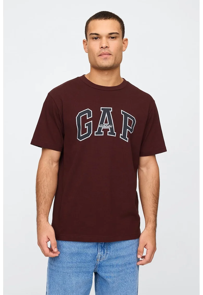 Tricou lejer din bumbac, Visiniu