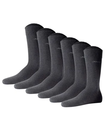 Set de sosete lungi unisex - 6 perechi, Gri antracit