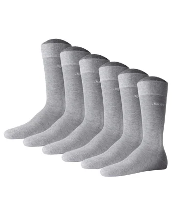Set de sosete lungi unisex - 6 perechi, Gri deschis