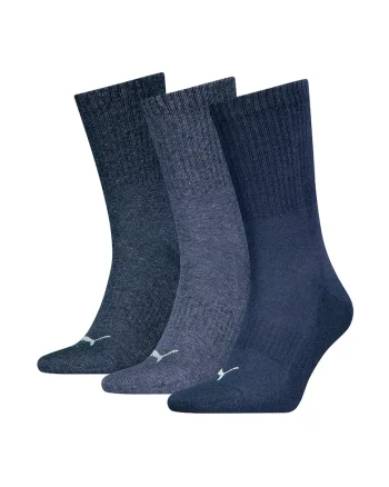 Set de sosete lungi unisex - 3 perechi, Albastru prafuit/Bleumarin