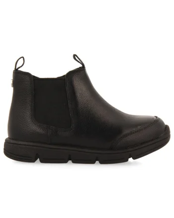Ghete Chelsea de piele Otselic, Negru