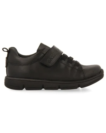 Pantofi de piele cu velcro Heilig, Negru