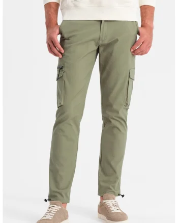Pantaloni cargo drepti, Kaki