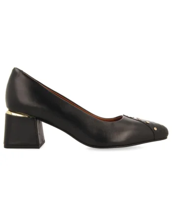 Pantofi din piele cu varf ascutit, Negru