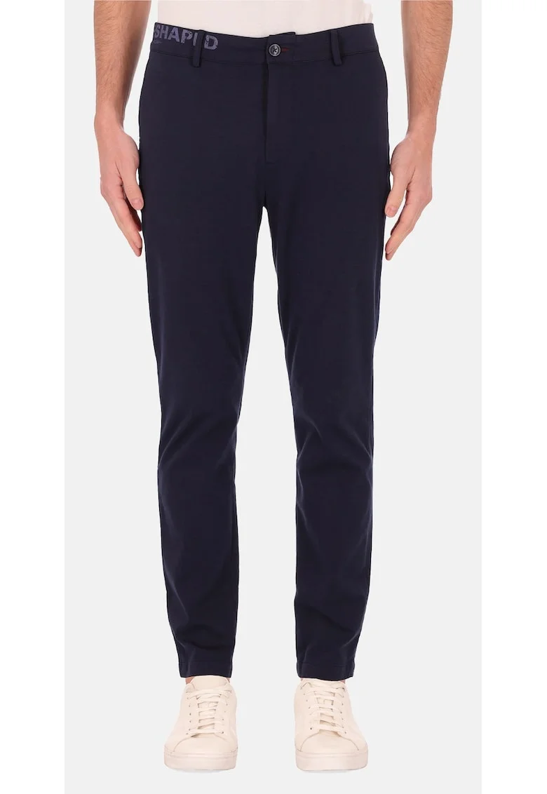 Pantaloni chino din amestec de bumbac, Albastru