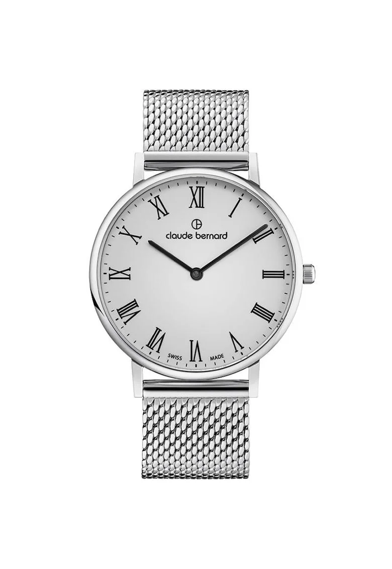 Ceas barbatesc  20219 3M BR Quartz Argintiu
