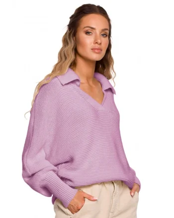 Pulover cu  Acril, Nylon, Lila - 95215, Lila