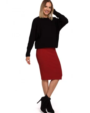 Pulover clasic  Acril, Poliamida, Negru