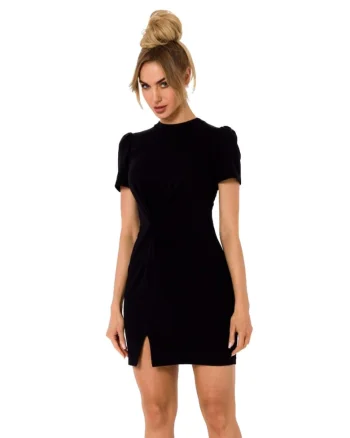 Rochie dama, Bumbac, M32`45436, Negru