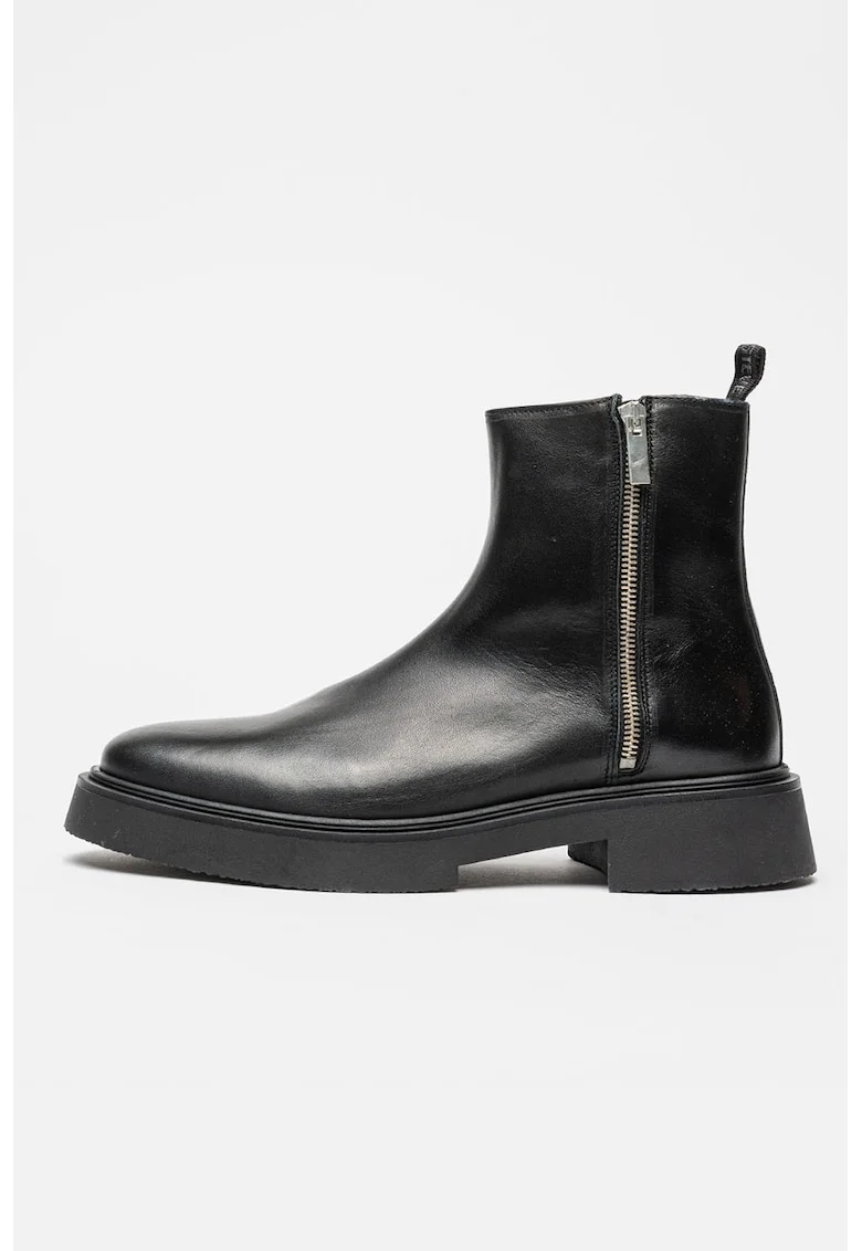 Ghete de piele Zenith, Negru