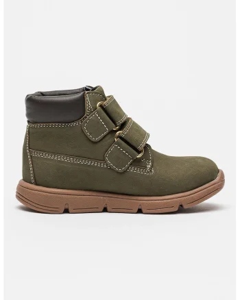 Ghete de piele Conklin, Maro inchis/Verde inchis