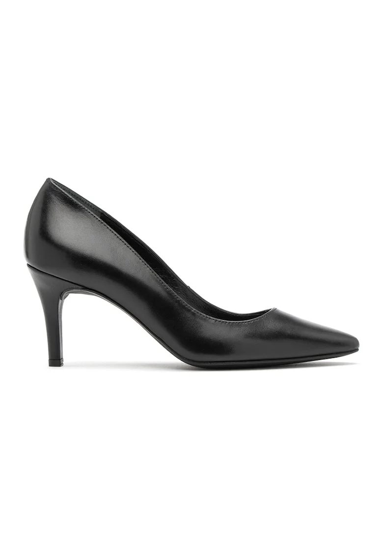 Pantofi de piele cu varf ascutit Madelyn, Negru