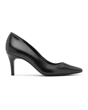 Pantofi de piele cu varf ascutit Madelyn, Negru