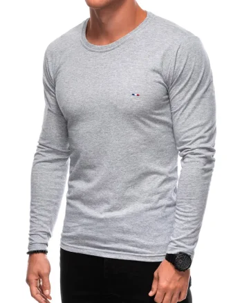 Bluza  L170, Barbati, Fara fermoar, Fara gluga, Gri