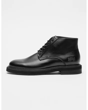Ghete din piele ecologica Bronson, Negru