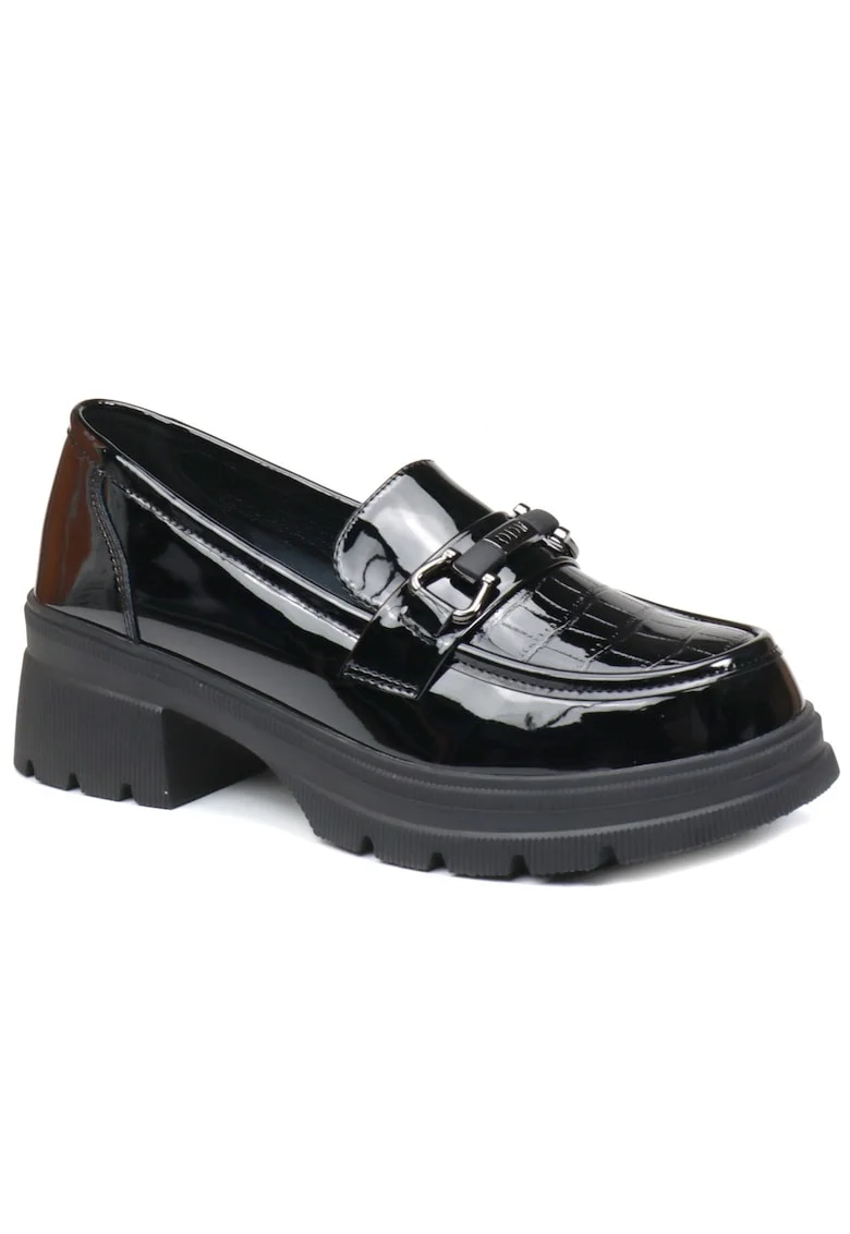 Pantofi dama, piele naturala, TP6830 1, Negru