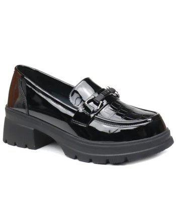 Pantofi dama, piele naturala, TP6830 1, Negru