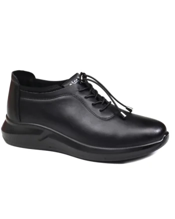 Pantofi dama, piele naturala, M5M530001 01 N, Negru