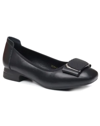 Pantofi dama, piele naturala, TP5103 12, Negru