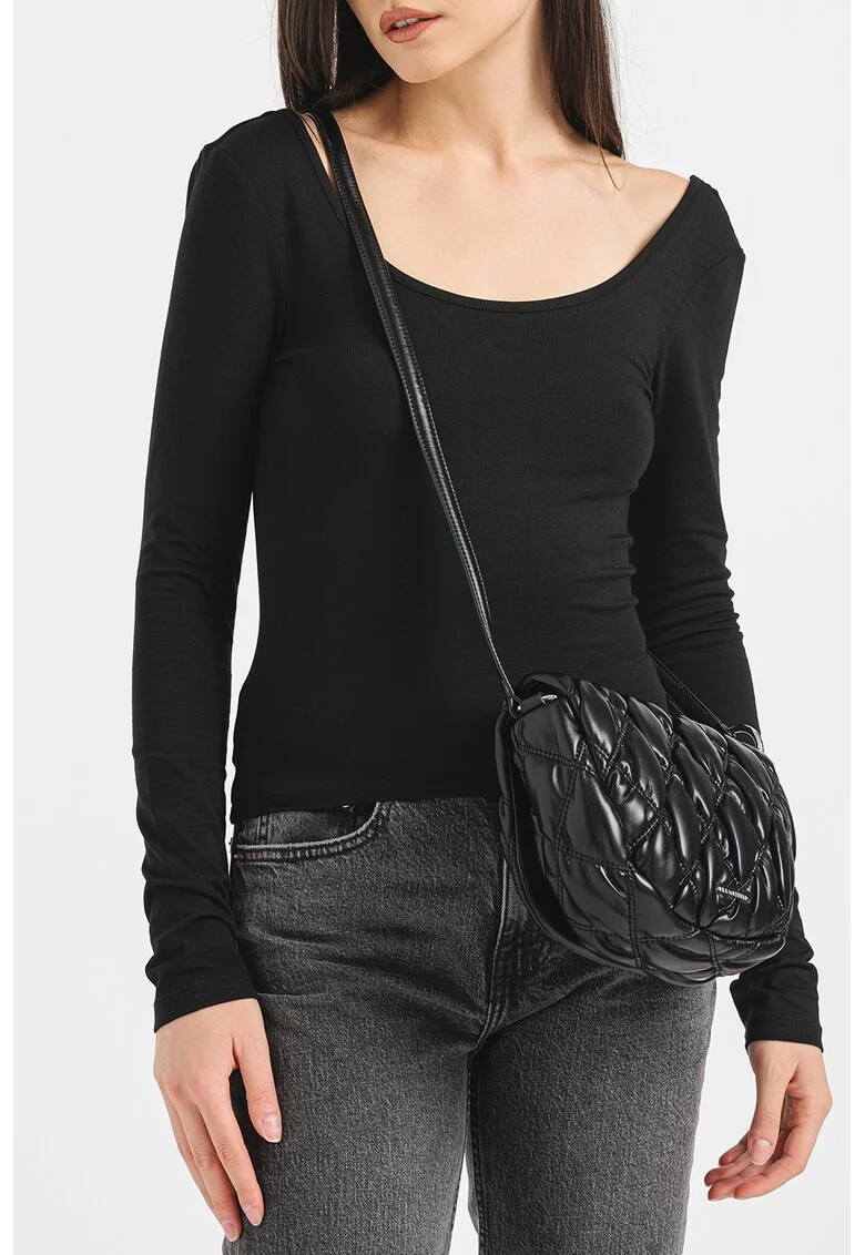 Bluza din amestec de modal, Negru