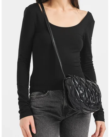 Bluza din amestec de modal, Negru
