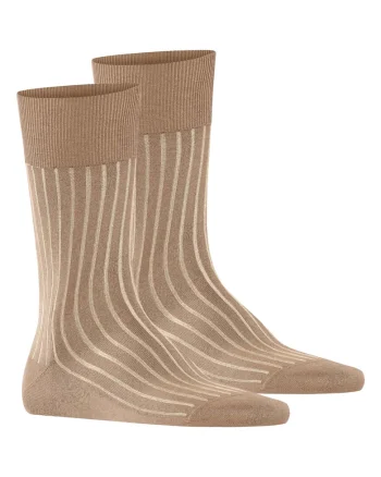 Set de sosete lungi Shadow - 2 perechi, Maro/Bej