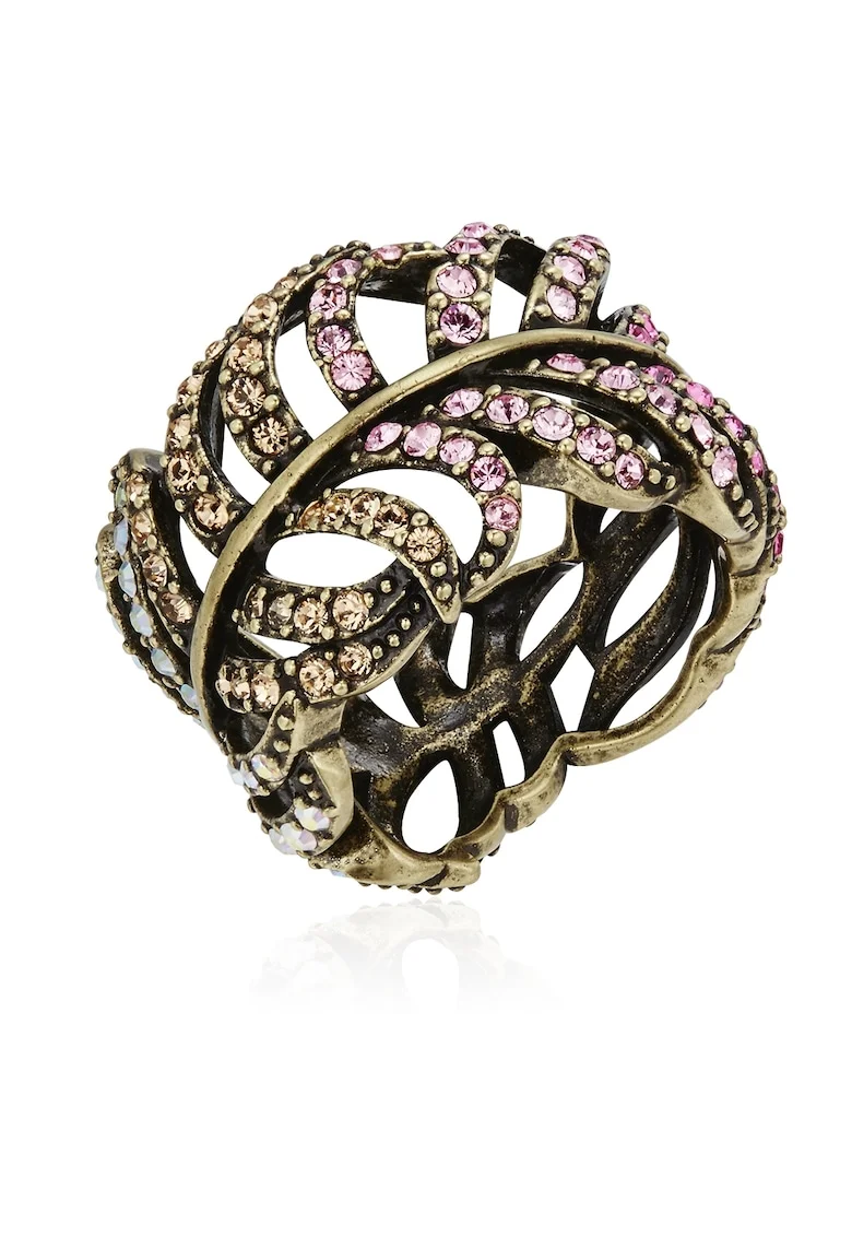 Inel cu cristale Swarovski, Bronz
